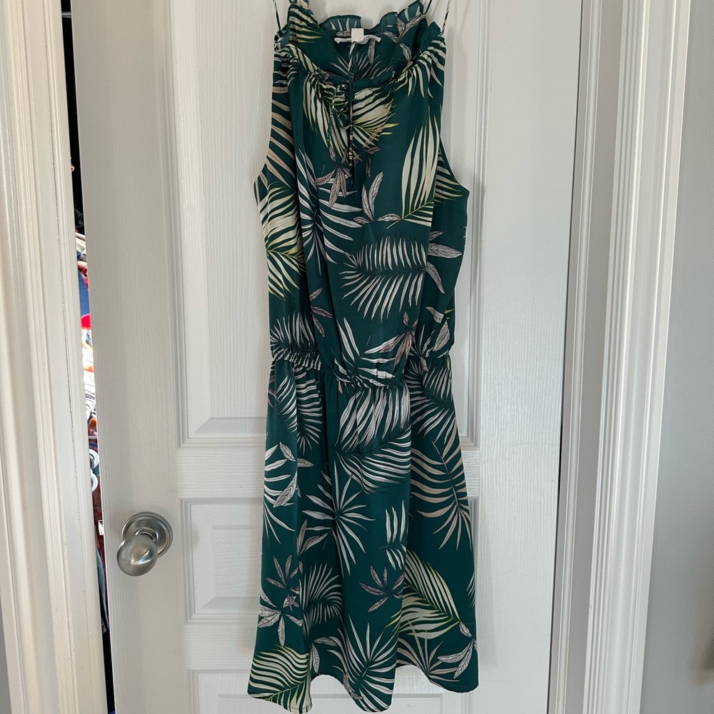 Bb Dakota green floral dress